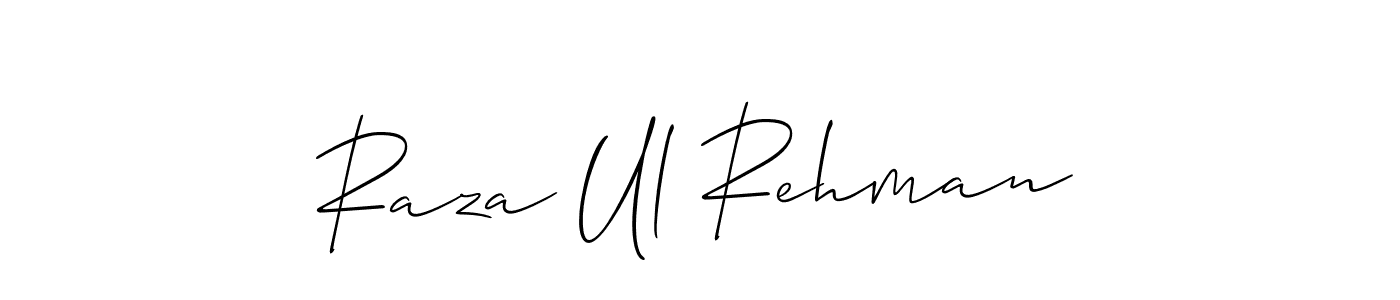 Also You can easily find your signature by using the search form. We will create Raza Ul Rehman name handwritten signature images for you free of cost using Allison_Script sign style. Raza Ul Rehman signature style 2 images and pictures png