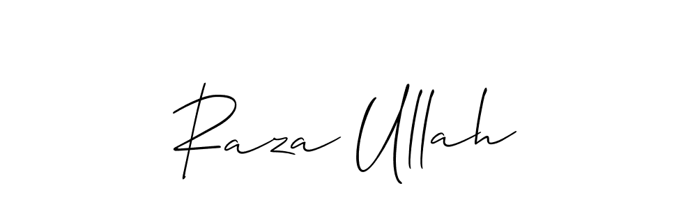 How to Draw Raza Ullah signature style? Allison_Script is a latest design signature styles for name Raza Ullah. Raza Ullah signature style 2 images and pictures png