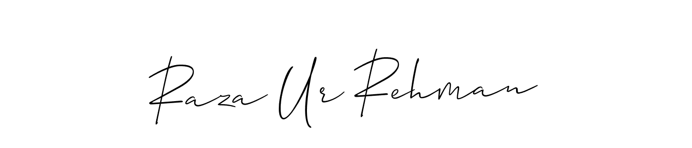 How to make Raza Ur Rehman signature? Allison_Script is a professional autograph style. Create handwritten signature for Raza Ur Rehman name. Raza Ur Rehman signature style 2 images and pictures png