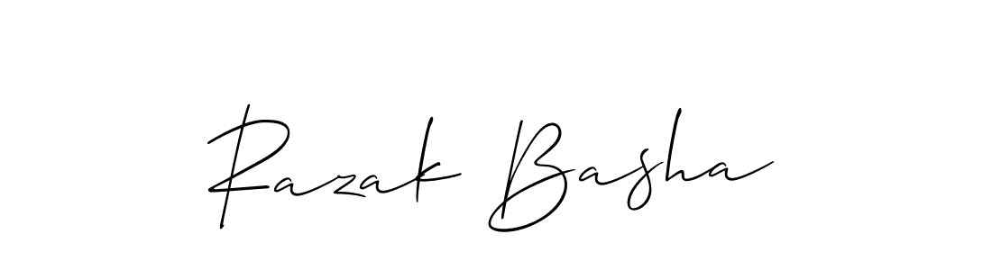 How to make Razak Basha name signature. Use Allison_Script style for creating short signs online. This is the latest handwritten sign. Razak Basha signature style 2 images and pictures png