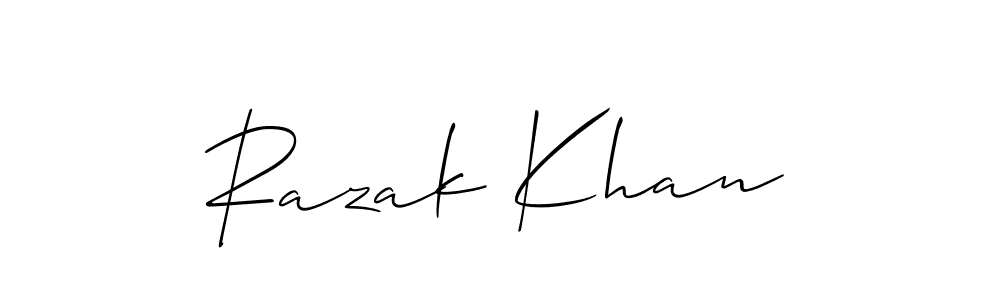 Also we have Razak Khan name is the best signature style. Create professional handwritten signature collection using Allison_Script autograph style. Razak Khan signature style 2 images and pictures png