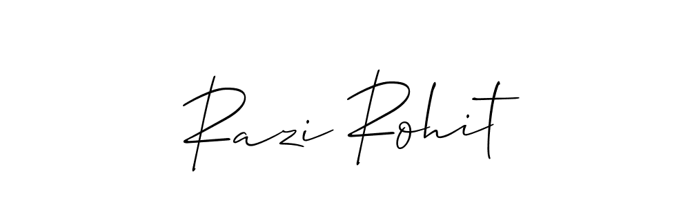 Best and Professional Signature Style for Razi Rohit. Allison_Script Best Signature Style Collection. Razi Rohit signature style 2 images and pictures png