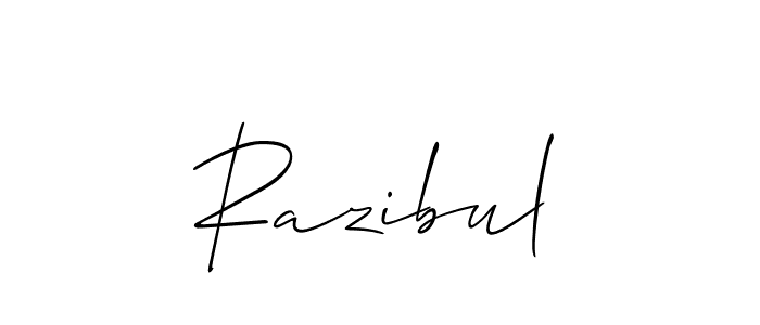 Make a short Razibul signature style. Manage your documents anywhere anytime using Allison_Script. Create and add eSignatures, submit forms, share and send files easily. Razibul signature style 2 images and pictures png