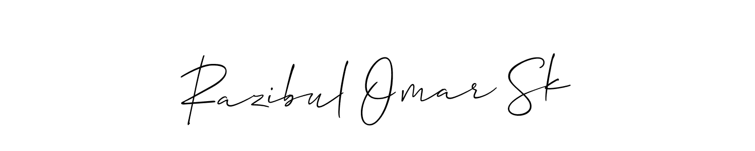 You can use this online signature creator to create a handwritten signature for the name Razibul Omar Sk. This is the best online autograph maker. Razibul Omar Sk signature style 2 images and pictures png