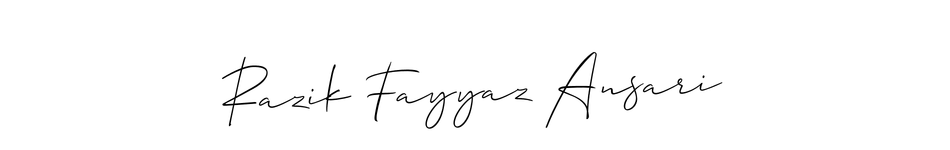 Here are the top 10 professional signature styles for the name Razik Fayyaz Ansari. These are the best autograph styles you can use for your name. Razik Fayyaz Ansari signature style 2 images and pictures png