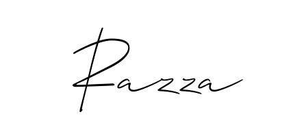 Allison_Script is a professional signature style that is perfect for those who want to add a touch of class to their signature. Get Razza name fancy signature for free. Razza signature style 2 images and pictures png