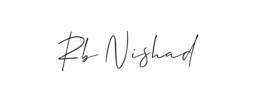 Here are the top 10 professional signature styles for the name Rb Nishad. These are the best autograph styles you can use for your name. Rb Nishad signature style 2 images and pictures png