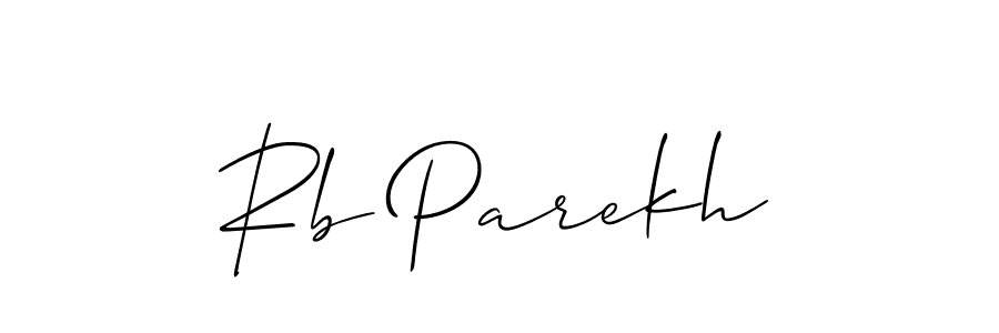 Once you've used our free online signature maker to create your best signature Allison_Script style, it's time to enjoy all of the benefits that Rb Parekh name signing documents. Rb Parekh signature style 2 images and pictures png