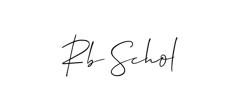 You can use this online signature creator to create a handwritten signature for the name Rb Schol. This is the best online autograph maker. Rb Schol signature style 2 images and pictures png