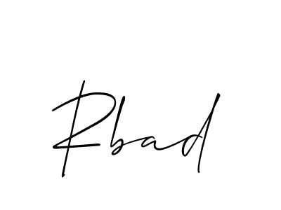 Similarly Allison_Script is the best handwritten signature design. Signature creator online .You can use it as an online autograph creator for name Rbad. Rbad signature style 2 images and pictures png