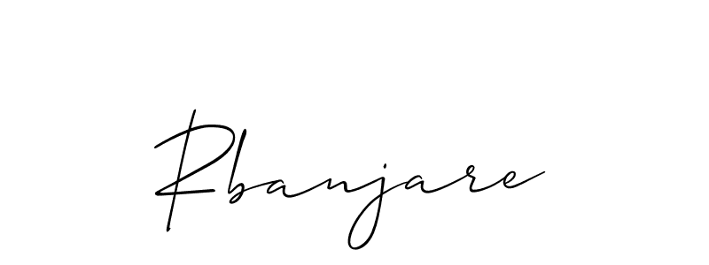 Here are the top 10 professional signature styles for the name Rbanjare. These are the best autograph styles you can use for your name. Rbanjare signature style 2 images and pictures png