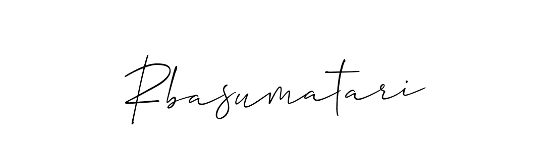 if you are searching for the best signature style for your name Rbasumatari. so please give up your signature search. here we have designed multiple signature styles  using Allison_Script. Rbasumatari signature style 2 images and pictures png