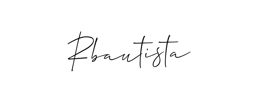 Make a beautiful signature design for name Rbautista. Use this online signature maker to create a handwritten signature for free. Rbautista signature style 2 images and pictures png