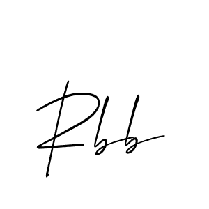 Also we have Rbb name is the best signature style. Create professional handwritten signature collection using Allison_Script autograph style. Rbb signature style 2 images and pictures png