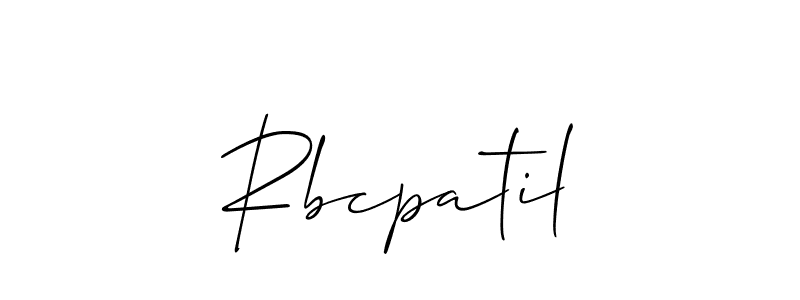 You should practise on your own different ways (Allison_Script) to write your name (Rbcpatil) in signature. don't let someone else do it for you. Rbcpatil signature style 2 images and pictures png