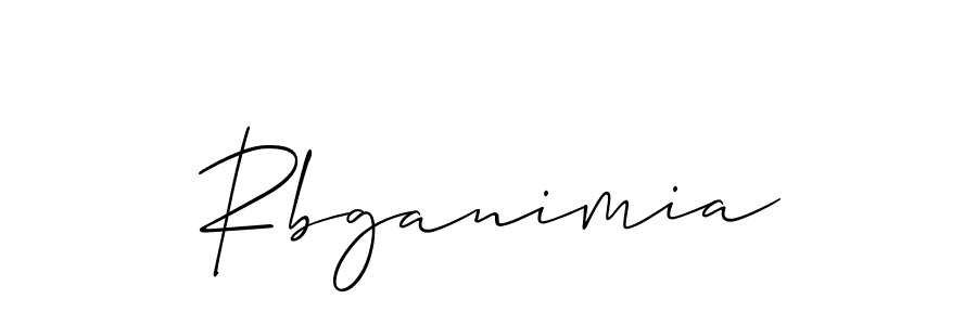 Rbganimia stylish signature style. Best Handwritten Sign (Allison_Script) for my name. Handwritten Signature Collection Ideas for my name Rbganimia. Rbganimia signature style 2 images and pictures png