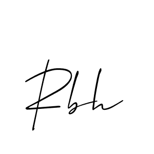 Similarly Allison_Script is the best handwritten signature design. Signature creator online .You can use it as an online autograph creator for name Rbh. Rbh signature style 2 images and pictures png