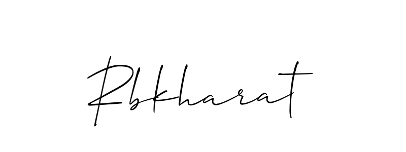Create a beautiful signature design for name Rbkharat. With this signature (Allison_Script) fonts, you can make a handwritten signature for free. Rbkharat signature style 2 images and pictures png