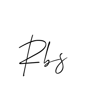 The best way (Allison_Script) to make a short signature is to pick only two or three words in your name. The name Rbs include a total of six letters. For converting this name. Rbs signature style 2 images and pictures png