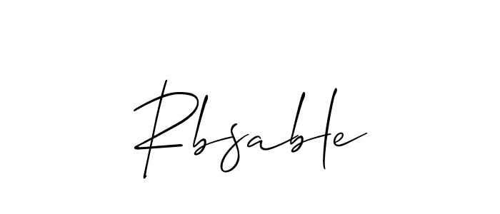 You can use this online signature creator to create a handwritten signature for the name Rbsable. This is the best online autograph maker. Rbsable signature style 2 images and pictures png