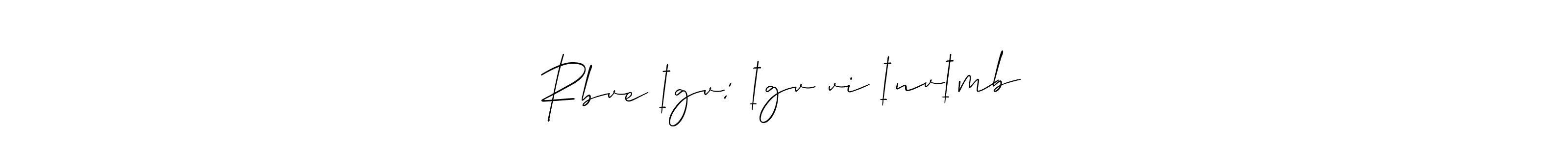 The best way (Allison_Script) to make a short signature is to pick only two or three words in your name. The name Rbve ‡gv: ‡gv³vi ‡nv‡mb include a total of six letters. For converting this name. Rbve ‡gv: ‡gv³vi ‡nv‡mb signature style 2 images and pictures png