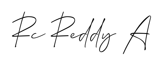 Create a personalized artistic stamp with Rc Reddy A in Allison_Script font. Perfect for visual artists, designers, and influencers. Rc Reddy A signature style 2 images and pictures png