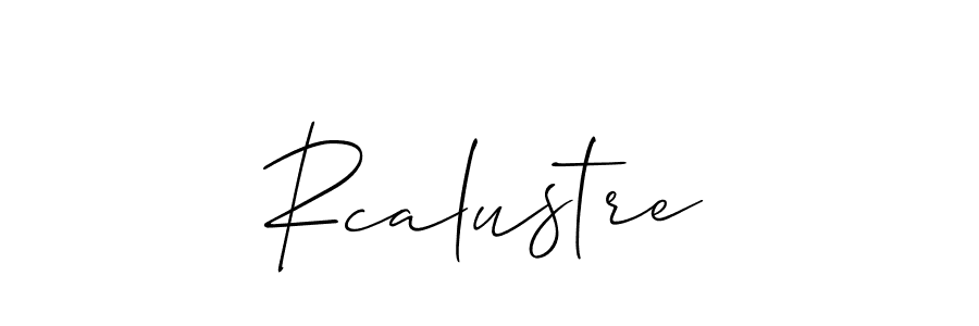 You should practise on your own different ways (Allison_Script) to write your name (Rcalustre) in signature. don't let someone else do it for you. Rcalustre signature style 2 images and pictures png