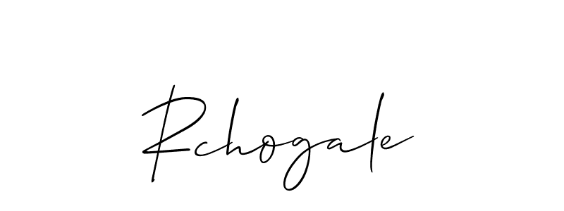 Make a beautiful signature design for name Rchogale. Use this online signature maker to create a handwritten signature for free. Rchogale signature style 2 images and pictures png