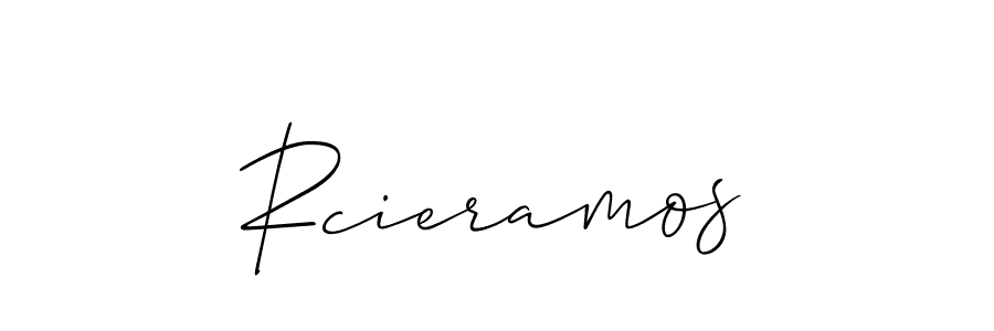 You should practise on your own different ways (Allison_Script) to write your name (Rcieramos) in signature. don't let someone else do it for you. Rcieramos signature style 2 images and pictures png