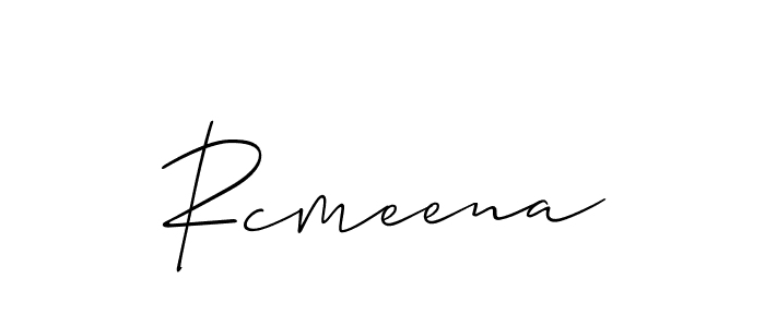 Check out images of Autograph of Rcmeena name. Actor Rcmeena Signature Style. Allison_Script is a professional sign style online. Rcmeena signature style 2 images and pictures png