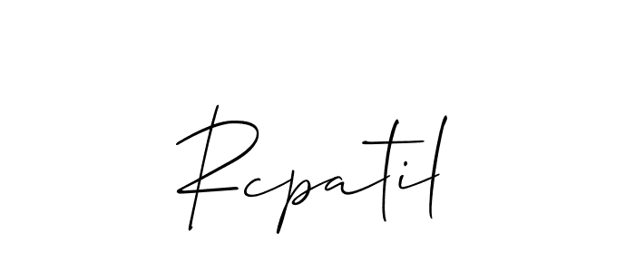 Here are the top 10 professional signature styles for the name Rcpatil. These are the best autograph styles you can use for your name. Rcpatil signature style 2 images and pictures png
