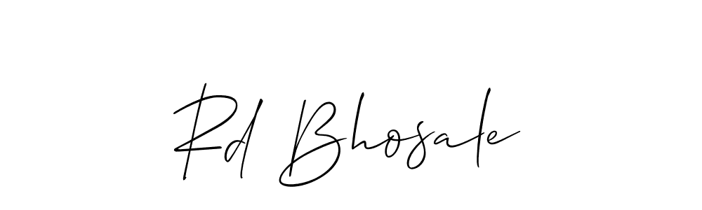 Once you've used our free online signature maker to create your best signature Allison_Script style, it's time to enjoy all of the benefits that Rd Bhosale name signing documents. Rd Bhosale signature style 2 images and pictures png