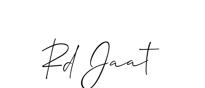 Best and Professional Signature Style for Rd Jaat. Allison_Script Best Signature Style Collection. Rd Jaat signature style 2 images and pictures png