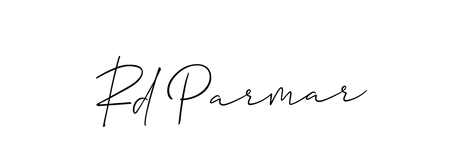 Also we have Rd Parmar name is the best signature style. Create professional handwritten signature collection using Allison_Script autograph style. Rd Parmar signature style 2 images and pictures png
