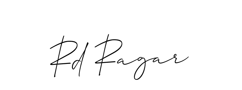 Similarly Allison_Script is the best handwritten signature design. Signature creator online .You can use it as an online autograph creator for name Rd Ragar. Rd Ragar signature style 2 images and pictures png