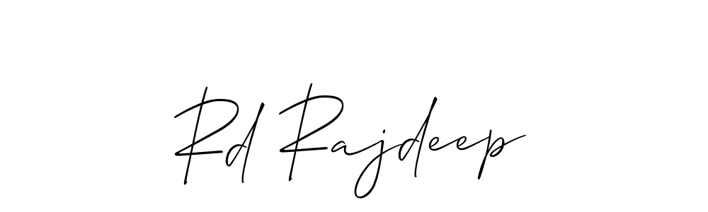 Also we have Rd Rajdeep name is the best signature style. Create professional handwritten signature collection using Allison_Script autograph style. Rd Rajdeep signature style 2 images and pictures png
