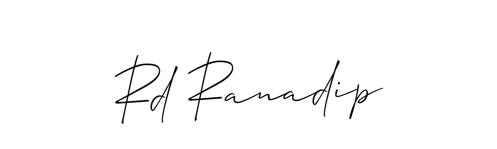 Once you've used our free online signature maker to create your best signature Allison_Script style, it's time to enjoy all of the benefits that Rd Ranadip name signing documents. Rd Ranadip signature style 2 images and pictures png