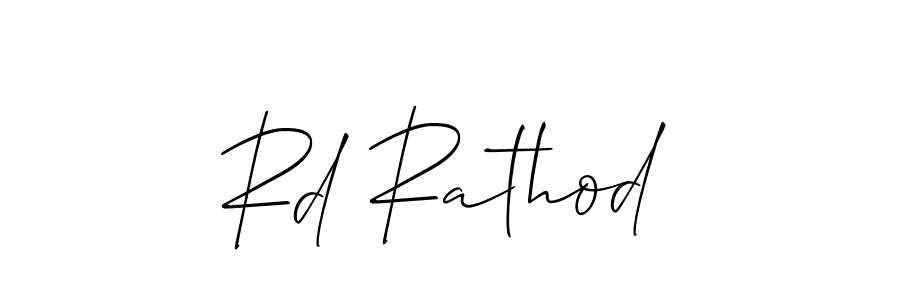 Make a short Rd Rathod signature style. Manage your documents anywhere anytime using Allison_Script. Create and add eSignatures, submit forms, share and send files easily. Rd Rathod signature style 2 images and pictures png