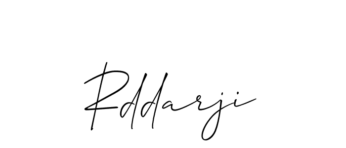 Make a short Rddarji signature style. Manage your documents anywhere anytime using Allison_Script. Create and add eSignatures, submit forms, share and send files easily. Rddarji signature style 2 images and pictures png