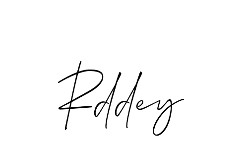 It looks lik you need a new signature style for name Rddey. Design unique handwritten (Allison_Script) signature with our free signature maker in just a few clicks. Rddey signature style 2 images and pictures png