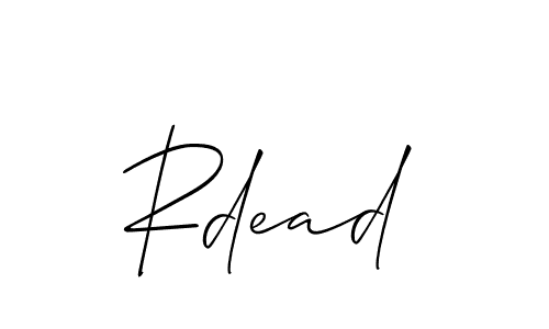 This is the best signature style for the Rdead name. Also you like these signature font (Allison_Script). Mix name signature. Rdead signature style 2 images and pictures png