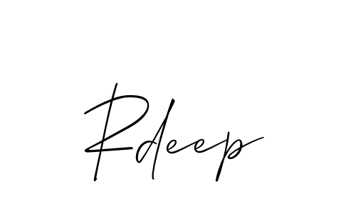 Make a short Rdeep signature style. Manage your documents anywhere anytime using Allison_Script. Create and add eSignatures, submit forms, share and send files easily. Rdeep signature style 2 images and pictures png