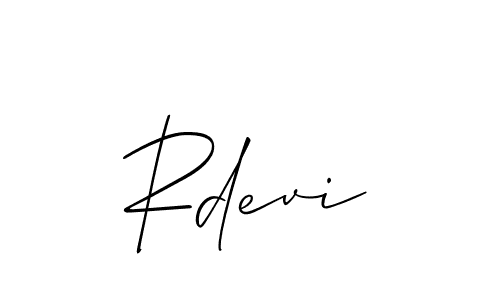 Similarly Allison_Script is the best handwritten signature design. Signature creator online .You can use it as an online autograph creator for name Rdevi. Rdevi signature style 2 images and pictures png