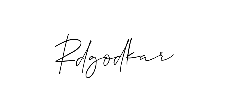 It looks lik you need a new signature style for name Rdgodkar. Design unique handwritten (Allison_Script) signature with our free signature maker in just a few clicks. Rdgodkar signature style 2 images and pictures png