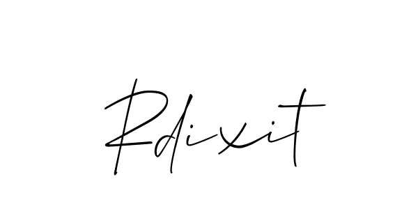 Also You can easily find your signature by using the search form. We will create Rdixit name handwritten signature images for you free of cost using Allison_Script sign style. Rdixit signature style 2 images and pictures png