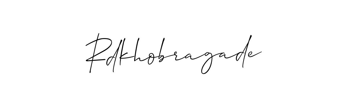 Best and Professional Signature Style for Rdkhobragade. Allison_Script Best Signature Style Collection. Rdkhobragade signature style 2 images and pictures png