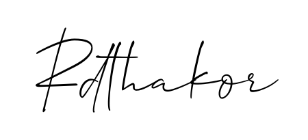 Create an unforgettable impression when signing with Rdthakor name styled in Allison_Script typography. 100% free online generator. Rdthakor signature style 2 images and pictures png