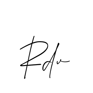 if you are searching for the best signature style for your name Rdv. so please give up your signature search. here we have designed multiple signature styles  using Allison_Script. Rdv signature style 2 images and pictures png