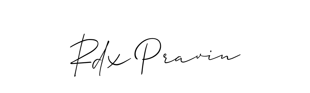 How to Draw Rdx Pravin signature style? Allison_Script is a latest design signature styles for name Rdx Pravin. Rdx Pravin signature style 2 images and pictures png