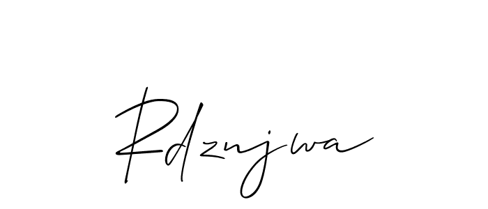 How to make Rdznjwa signature? Allison_Script is a professional autograph style. Create handwritten signature for Rdznjwa name. Rdznjwa signature style 2 images and pictures png